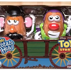 Flash Sale ⌛ Toy Story 4 Mr. Potato Head Buzz Lightyear & Woody Exclusive 7-Inch Figure 2-Pack 🔔