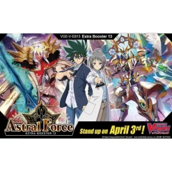 New 🛒 Cardfight Vanguard V Trading Card Game The Astral Force Extra Booster Box VGE-V-EB13 [12 Packs] 🛒