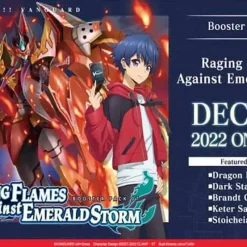 Outlet 💯 Cardfight Vanguard Trading Card Game overDress Raging Flames Against Emerald Storm Booster Box #07 [16 Packs] (Pre-Order ships January) ❤️